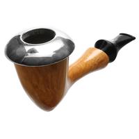 Ser Jacopo 40th Anniversary Historica Smooth Calabash with Silver Cap (L2) (1)