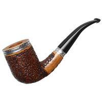 Ser Jacopo Picta Magritte Rusticated Bent Billiard with Silver (R1) (D) (20)