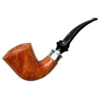 Ser Jacopo La Fume Smooth Bent Billiard with Silver (C)