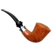 Ser Jacopo La Fume Smooth Bent Billiard with Silver (C)