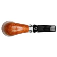 Ser Jacopo La Fume Smooth Bent Billiard with Silver (C)