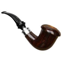 Ser Jacopo Delecta Smooth Calabash with Silver (L1) (D)