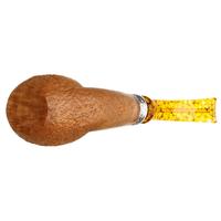 Ser Jacopo Historia 2020 Pulchra Spongia Sandblasted Bent Apple Sitter with Silver (S3)