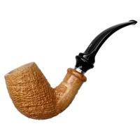 Ser Jacopo Delecta Spongia Sandblasted Bent Billiard (S3) (B) (9mm)