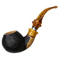 Ser Jacopo Delecta Sandblasted Bent Apple (S1) (C) (9mm)