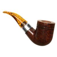 Ser Jacopo Smooth Bent Billiard with Silver (L1) (B) (9mm)
