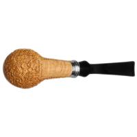 Ser Jacopo Picta Van Gogh Spongia Rusticated Bent Billiard with Silver (R2) (C) (1)