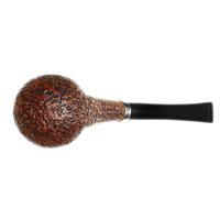 Ser Jacopo: Picta Van Gogh Rusticated Hawkbill with Silver (R1) (C) (9)  Tobacco Pipe