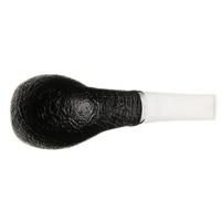 Ser Jacopo Albus et Niger Picta Picasso Sandblasted Bent Dublin with Silver (S1) (C) (20) (9mm)