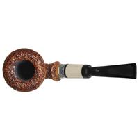 Ser Jacopo Historica 2023 Picta Magritte Rusticated Bent Billiard with Silver (R1) (1) (24)