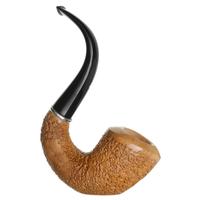 Ser Jacopo Insanus Spongia Rusticated Bent Dublin Sitter with Silver (R2) (D) (8)