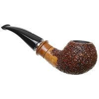 Ser Jacopo Delecta Rusticated Bent Apple with Silver (R1) (B)