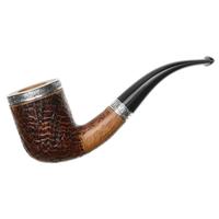 Ser Jacopo Picta Magritte Sandblasted Bent Billiard with Silver (S2) (D) (20)