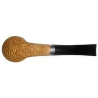 Ser Jacopo Picta Magritte Spongia Rusticated Bent Billiard with Silver (R2) (C) (10) (9mm)