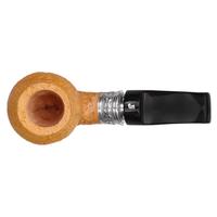 Ser Jacopo Spongia Delecta Sandblasted Bent Apple Sitter with Silver (S3) (C)