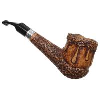 Ser Jacopo Domina 2024 Rowlette Rusticated Bent Billiard with Silver (D) (34)