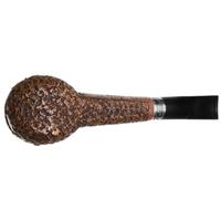 Ser Jacopo Domina 2024 Rowlette Rusticated Bent Billiard with Silver (D) (34)
