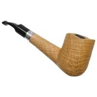 Ser Jacopo Domina 2024 Spongia Sandblasted Bent Billiard with Silver (S3) (D) (21)