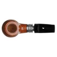 Ser Jacopo Delecta La Fuma Smooth Bent Apple Sitter with Silver (C)