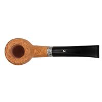 Ser Jacopo Picta Magritte Spongia Rusticated Bent Billiard with Silver (R2) (C) (12)