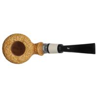 Ser Jacopo Historica 2023 Picta Magritte Spongia Rusticated Bent Billiard Sitter with Silver (R2) (1) (18)