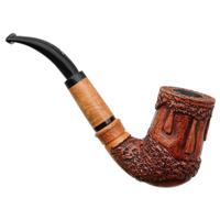 Ser Jacopo "La Pipaccia" Rowlette Rusticated Bent Billiard (C) (3)