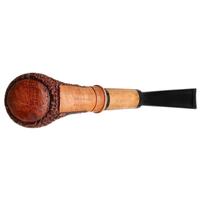 Ser Jacopo "La Pipaccia" Rowlette Rusticated Bent Billiard (C) (3)