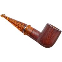 Ser Jacopo Amber Delecta La Fuma Finché Tira Smooth Billiard with Silver (C)