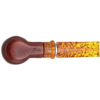 Ser Jacopo Amber Delecta La Fuma Finché Tira Smooth Billiard with Silver (C)