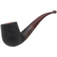 Ser Jacopo Sandblasted Bent Billiard with Cumberland Stem (S1) (A)