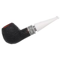 Ser Jacopo Albus et Niger Delecta Sandblasted Apple Sitter with Silver (S1) (C)