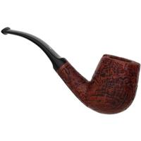 Ser Jacopo Jucunda Sandblasted Bent Billiard (S2) (A)