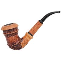 Ser Jacopo "La Pipaccia" Rowlette Rusticated Calabash (D) (1)