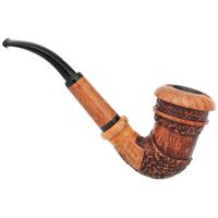 Ser Jacopo "La Pipaccia" Rowlette Rusticated Calabash (D) (1)