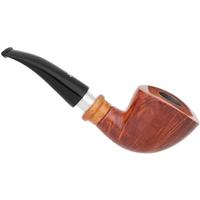 Ser Jacopo Delecta La Fuma Smooth Bent Dublin with Silver (B)
