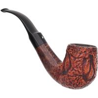Ser Jacopo Rowlette Unigena Carved Bent Billiard (B) (Maxima Maxima)