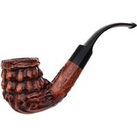 Ser Jacopo Rowlette Unigena Carved Bent Billiard (B) (Maxima Maxima)