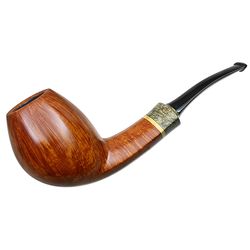 Tonni Nielsen Smooth Bent Brandy with Buckeye Burl and Boxwood (Viking)