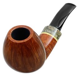 Tonni Nielsen Smooth Bent Brandy with Buckeye Burl and Boxwood (Viking)
