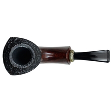 Tonni Nielsen Partially Sandblasted Horn with Buckeye Burl