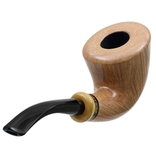 Tonni Nielsen Smooth Bent Dublin with Boxwood and Palm Wood (Viking)