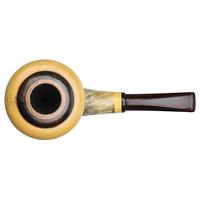 Tonni Nielsen Sandblasted Buckeye Burl Calabash with Boxwood and Blackwood (Viking)