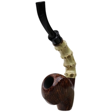 Todd Johnson Two Pipe Smooth Bamboo Set with Stand and Tamper (Phalanx)