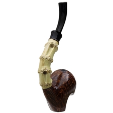 Todd Johnson Two Pipe Smooth Bamboo Set with Stand and Tamper (Phalanx)