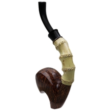 Todd Johnson Two Pipe Smooth Bamboo Set with Stand and Tamper (Phalanx)