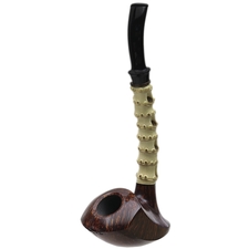Todd Johnson Two Pipe Smooth Bamboo Set with Stand and Tamper (Phalanx)
