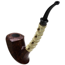 Todd Johnson Two Pipe Smooth Bamboo Set with Stand and Tamper (Phalanx)