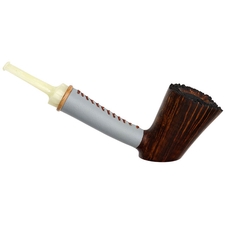 Todd Johnson Smooth Poker with Leather Wrapped Shank and Bakelite (Hoplite)