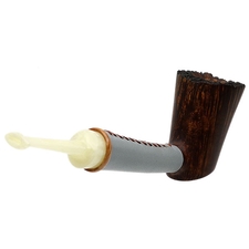 Todd Johnson Smooth Poker with Leather Wrapped Shank and Bakelite (Hoplite)