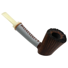 Todd Johnson Smooth Poker with Leather Wrapped Shank and Bakelite (Hoplite)
